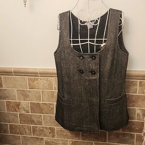 Vera Wang double-breasted vest